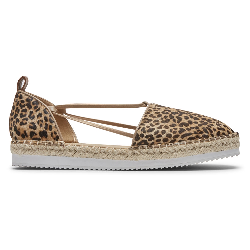 Rockport Singapore Womens Slip-On - Seaview Bungee Leopard - KR8219347